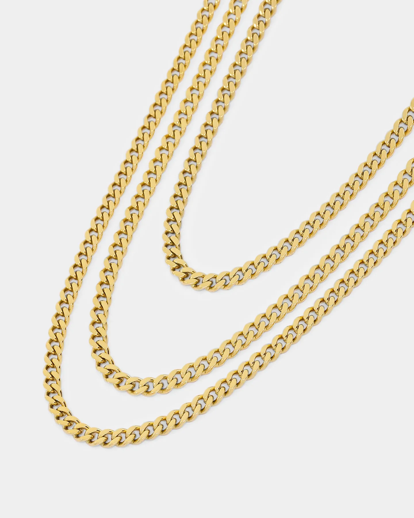 NXS 5mm Chain Link Set Gold