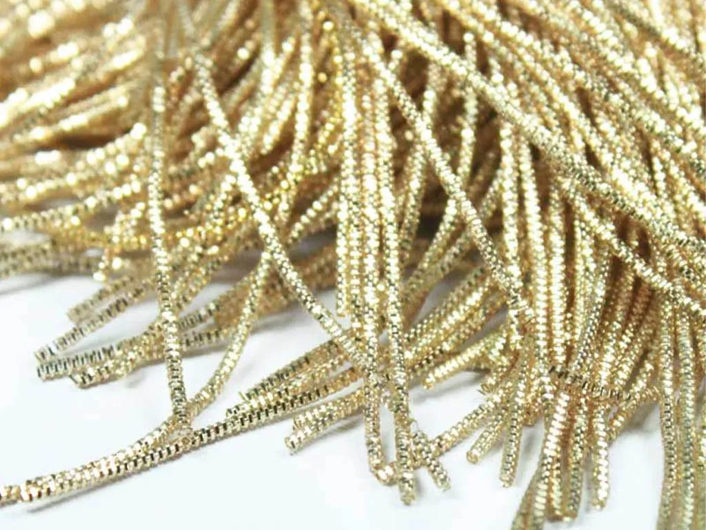 Pale Gold Nakshi / Bullion Wire (Wholesale)