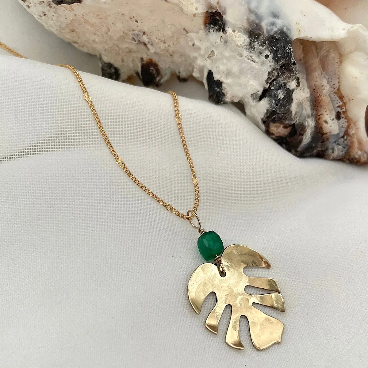 Palm Leaf Necklace