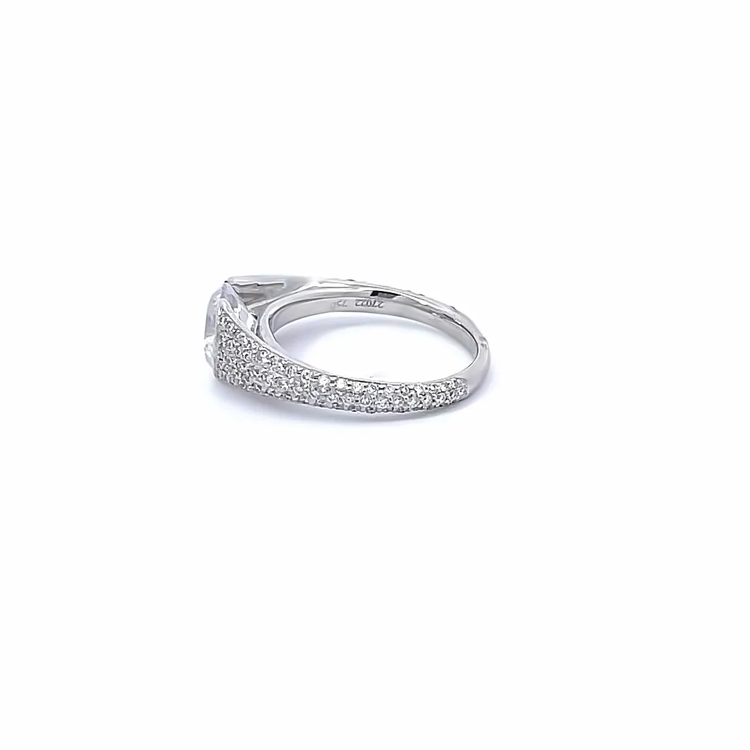 Pavè Diamond Engagement Ring