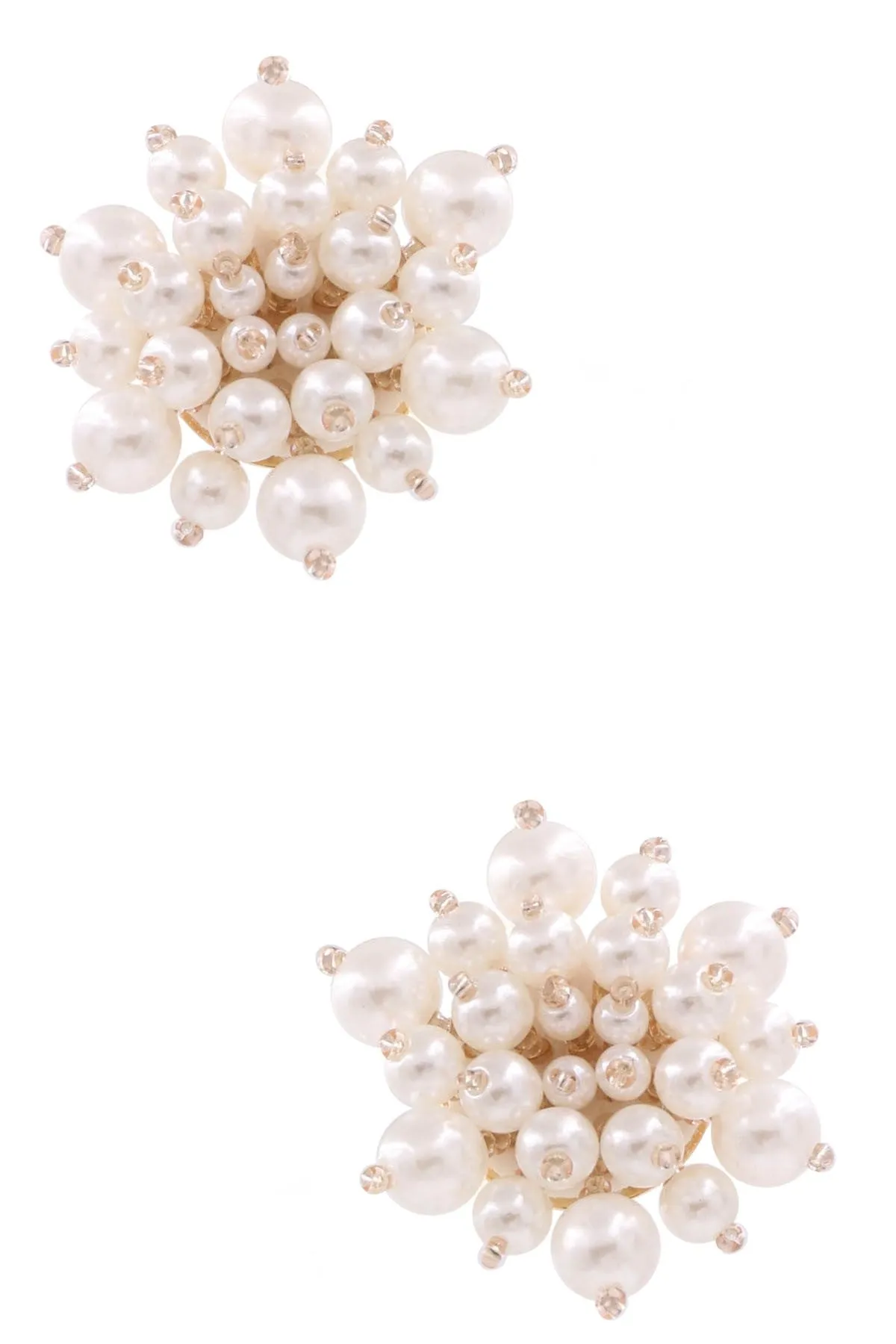 Pearl Cluster Earrings
