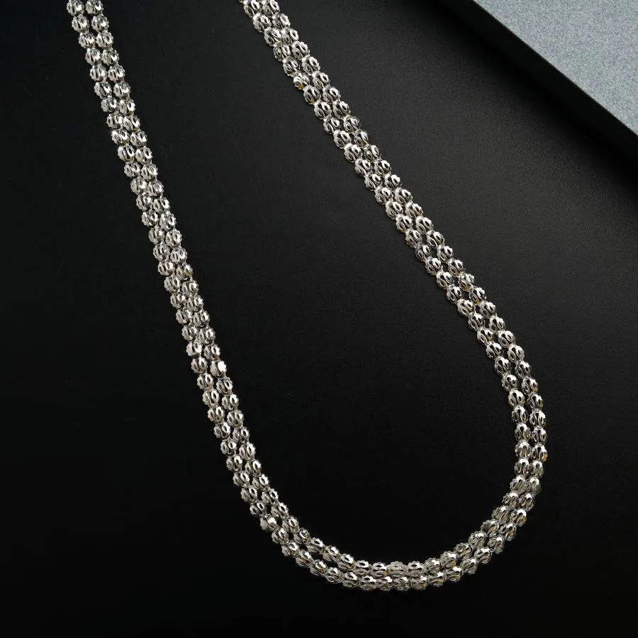 Pohe haar : Two Layers , Silver finish