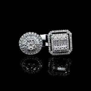 PREORDER | Round Square Statement Diamond Ring 14kt