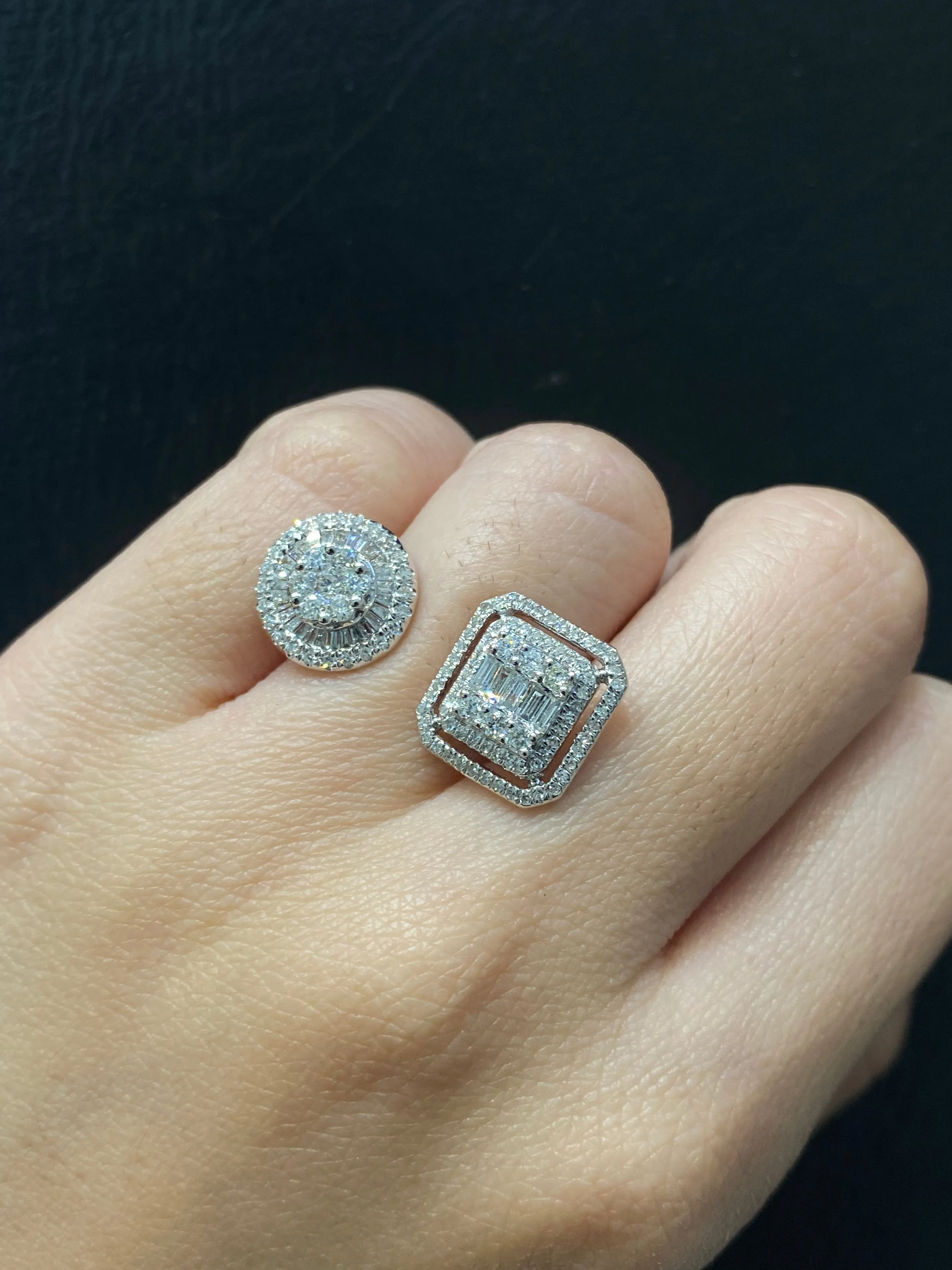 PREORDER | Round Square Statement Diamond Ring 14kt