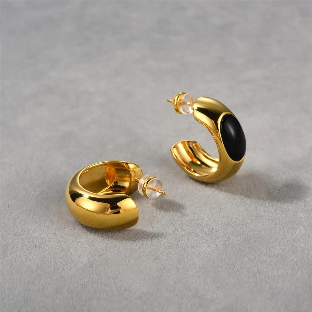 Radiance Minimalist Hoops