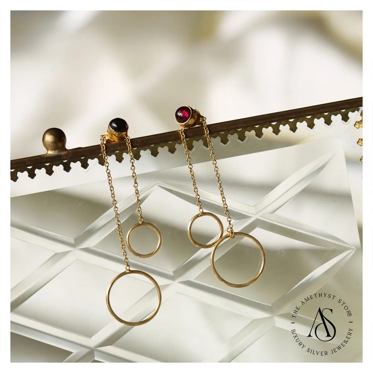 Ring Ball Earrings
