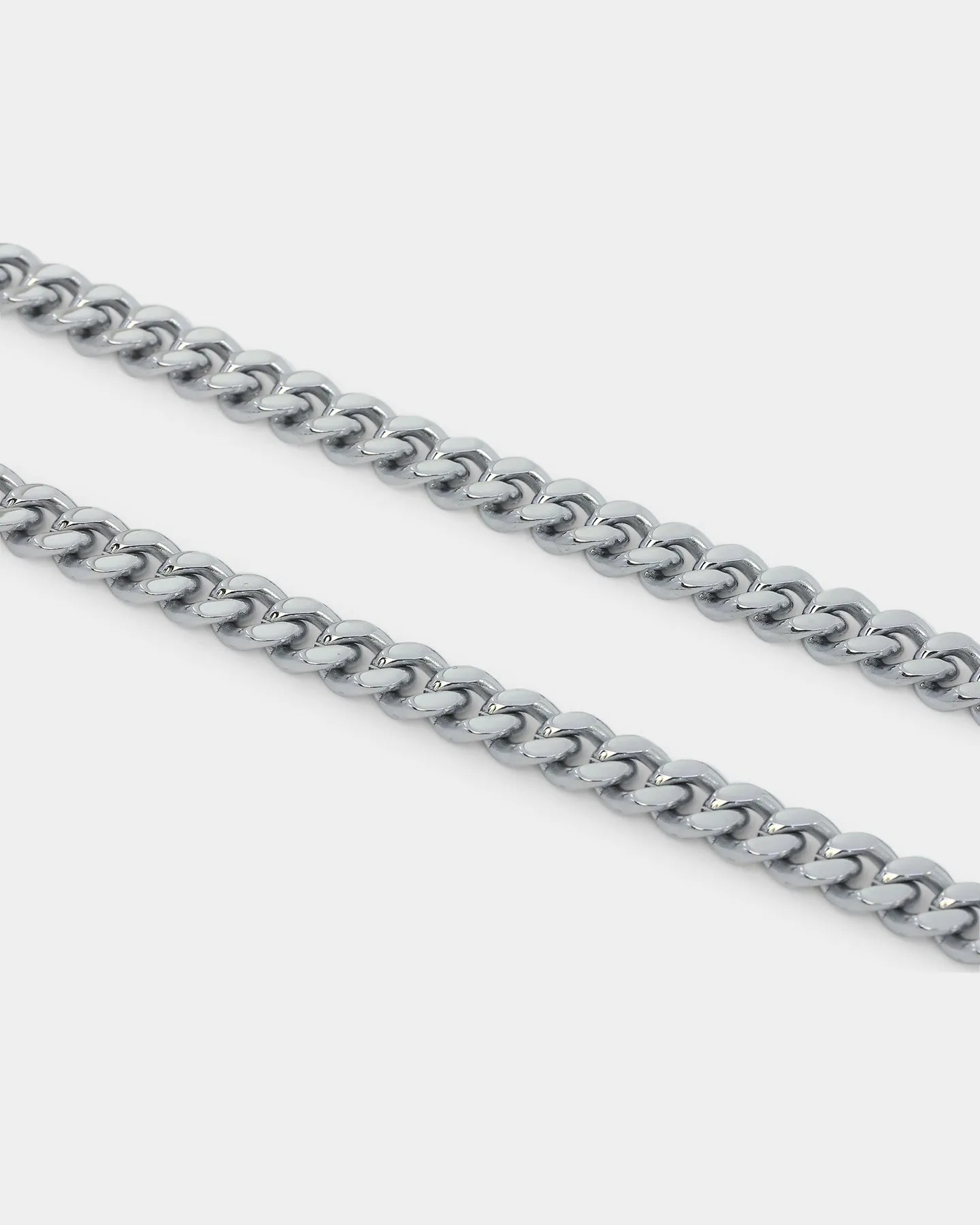 Saint Morta 7mm Cuban Chain White Gold