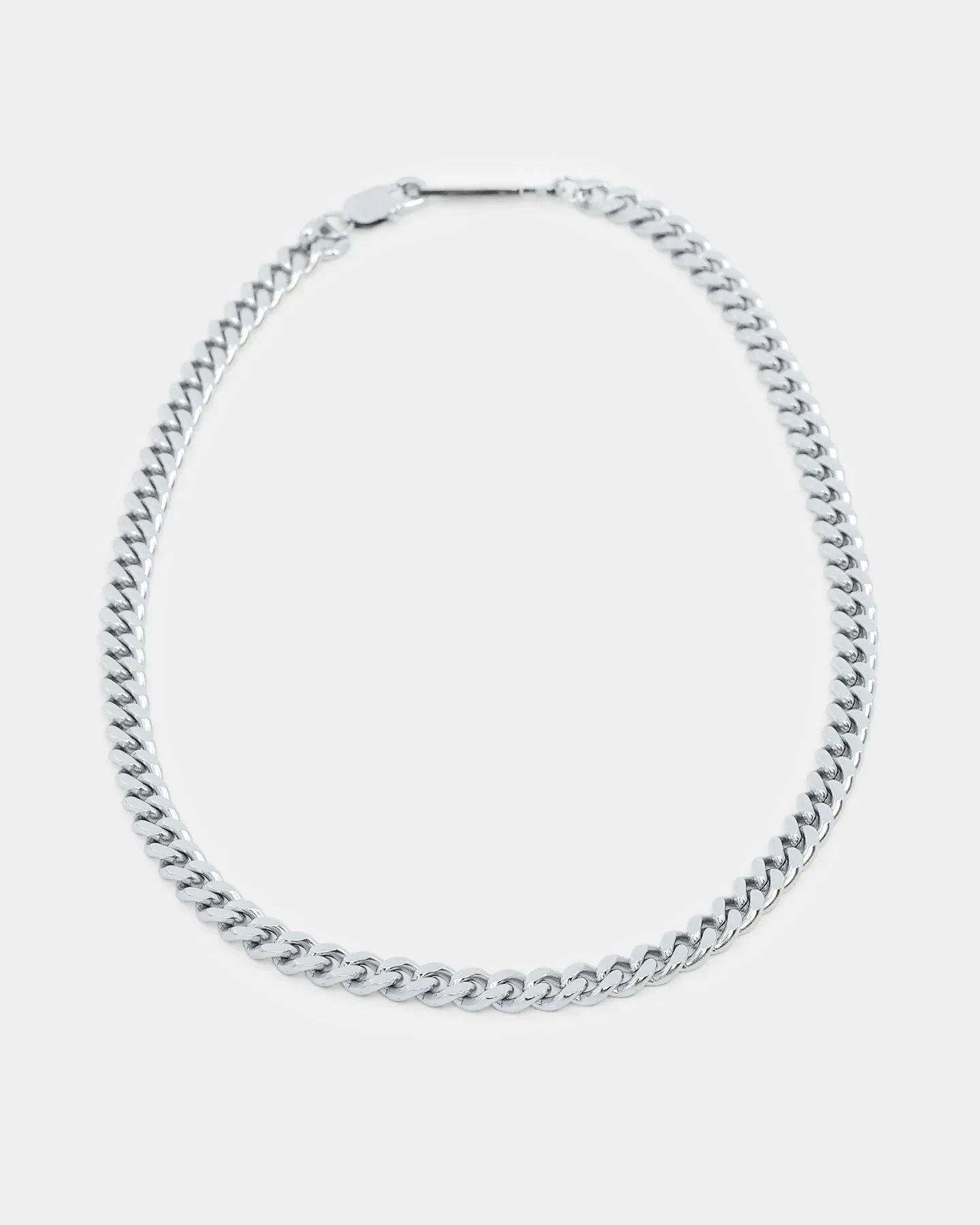 Saint Morta 7mm Cuban Chain White Gold