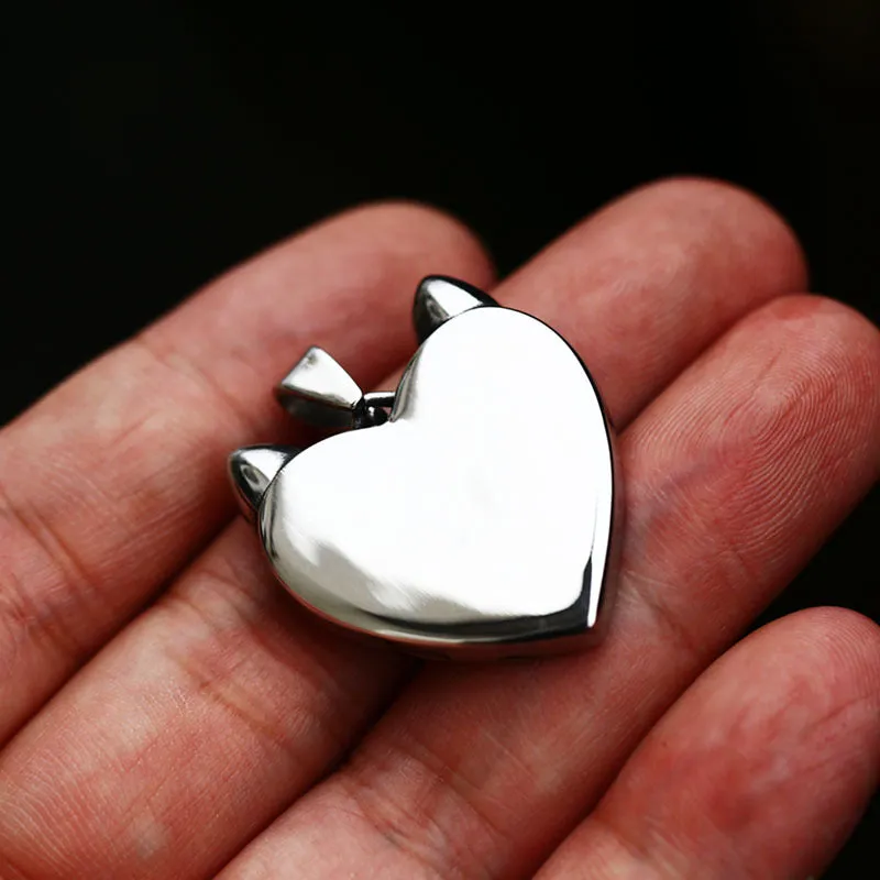 Shadow Feline - Gothic Stainless Steel Pendant by The Nevermore
