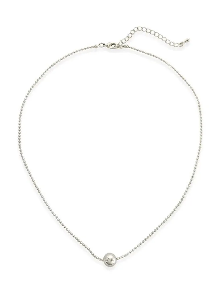 Sphere Necklace in Silver