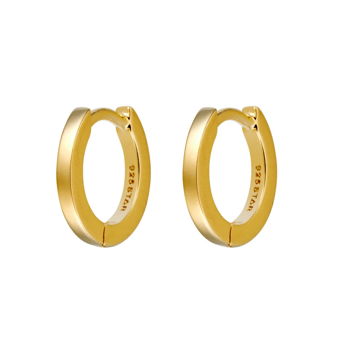 Square Huggie Gold