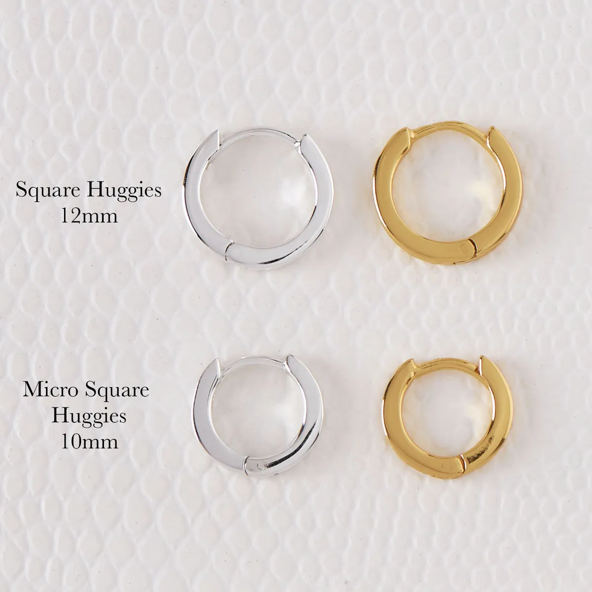 Square Huggie Gold