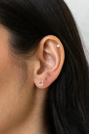 Square Stud Earrings