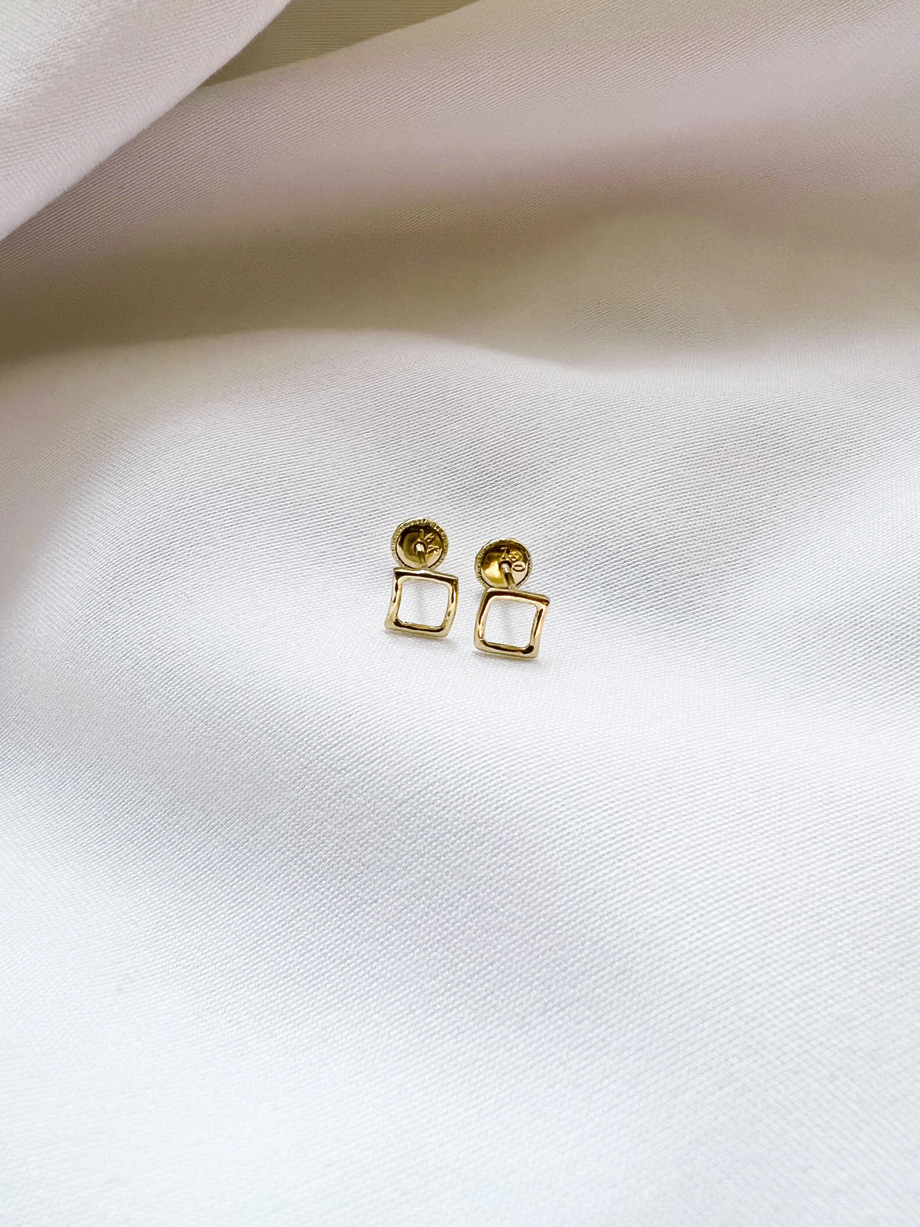 Square Stud Earrings