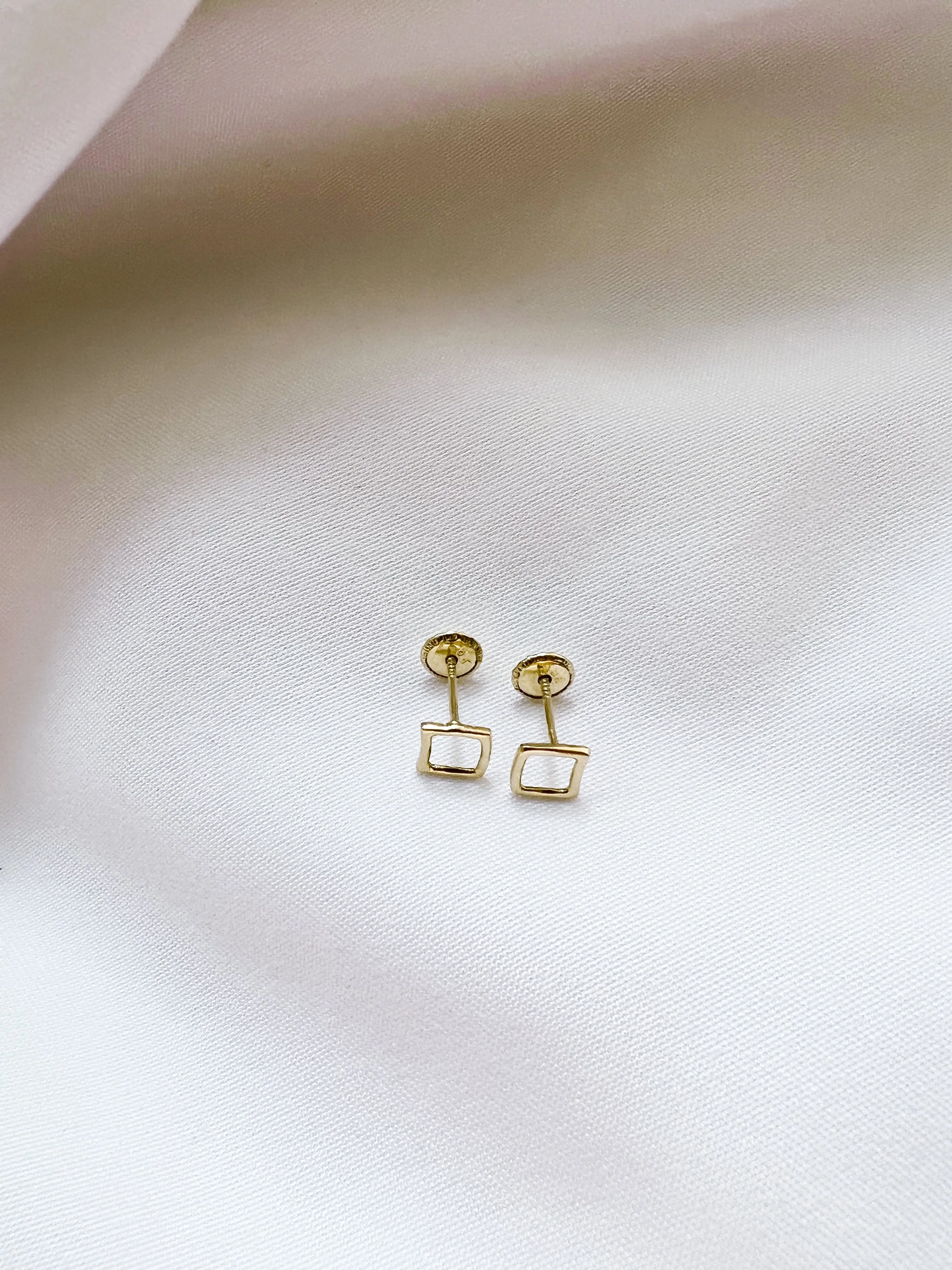 Square Stud Earrings