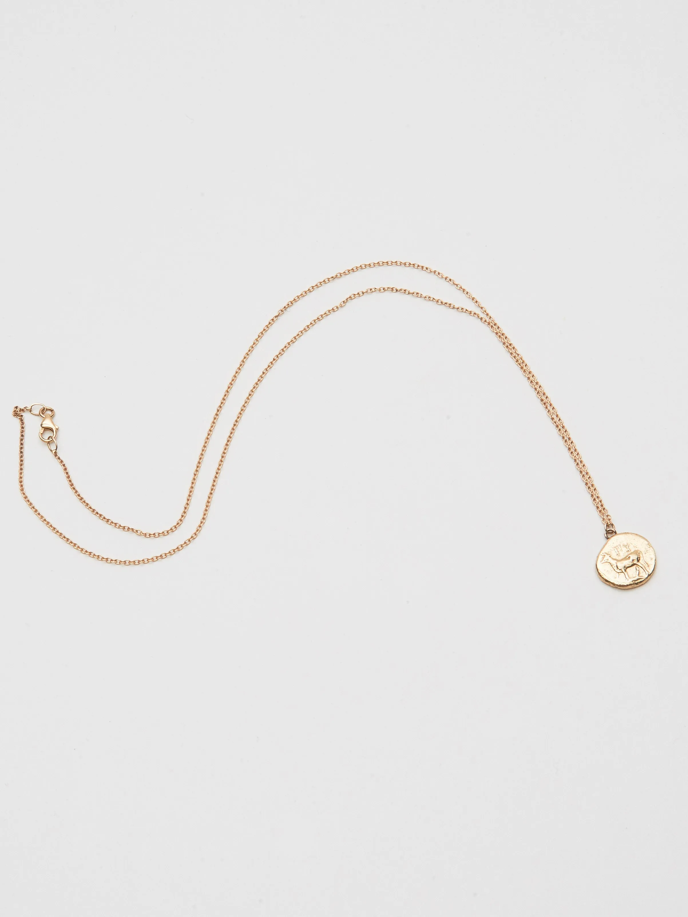 Stag Greek Coin Pendant