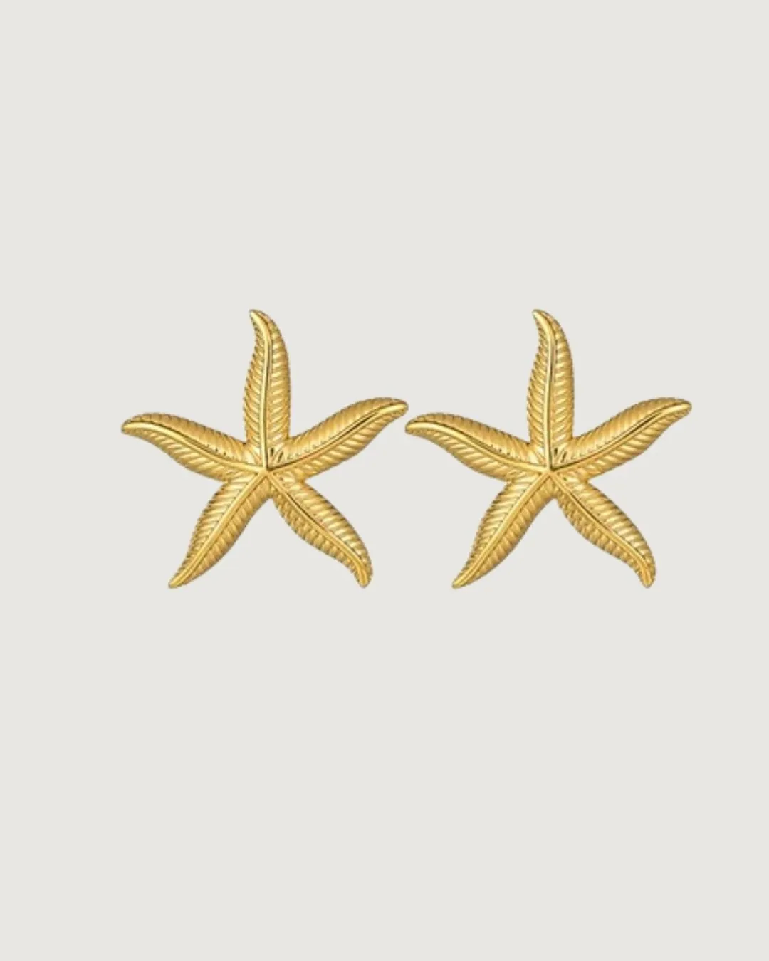 STARFISH STUD EARRINGS GOLD