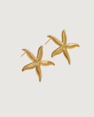 STARFISH STUD EARRINGS GOLD