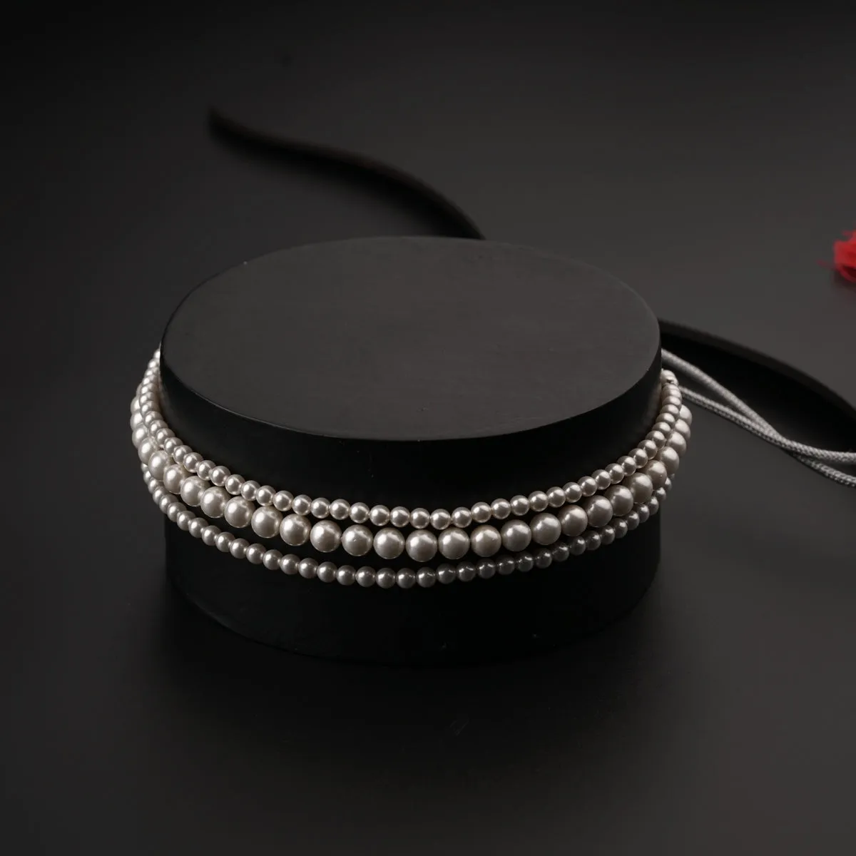 Three Layer Pearl Choker