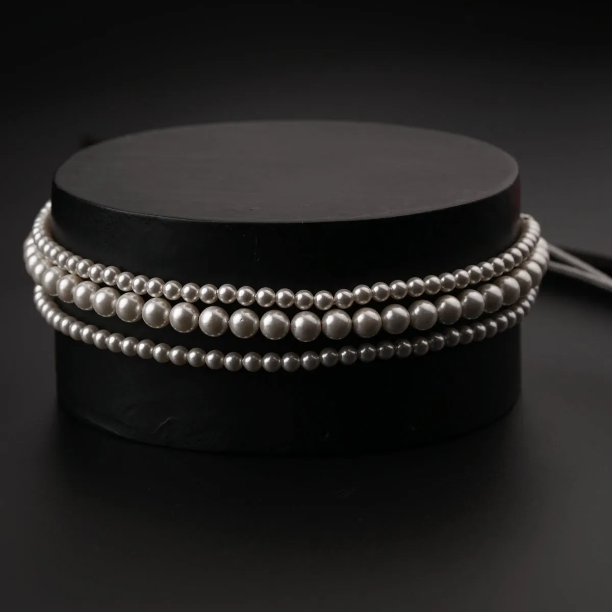 Three Layer Pearl Choker