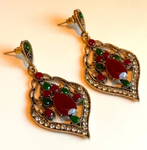 Timeless Charm Red Earrings