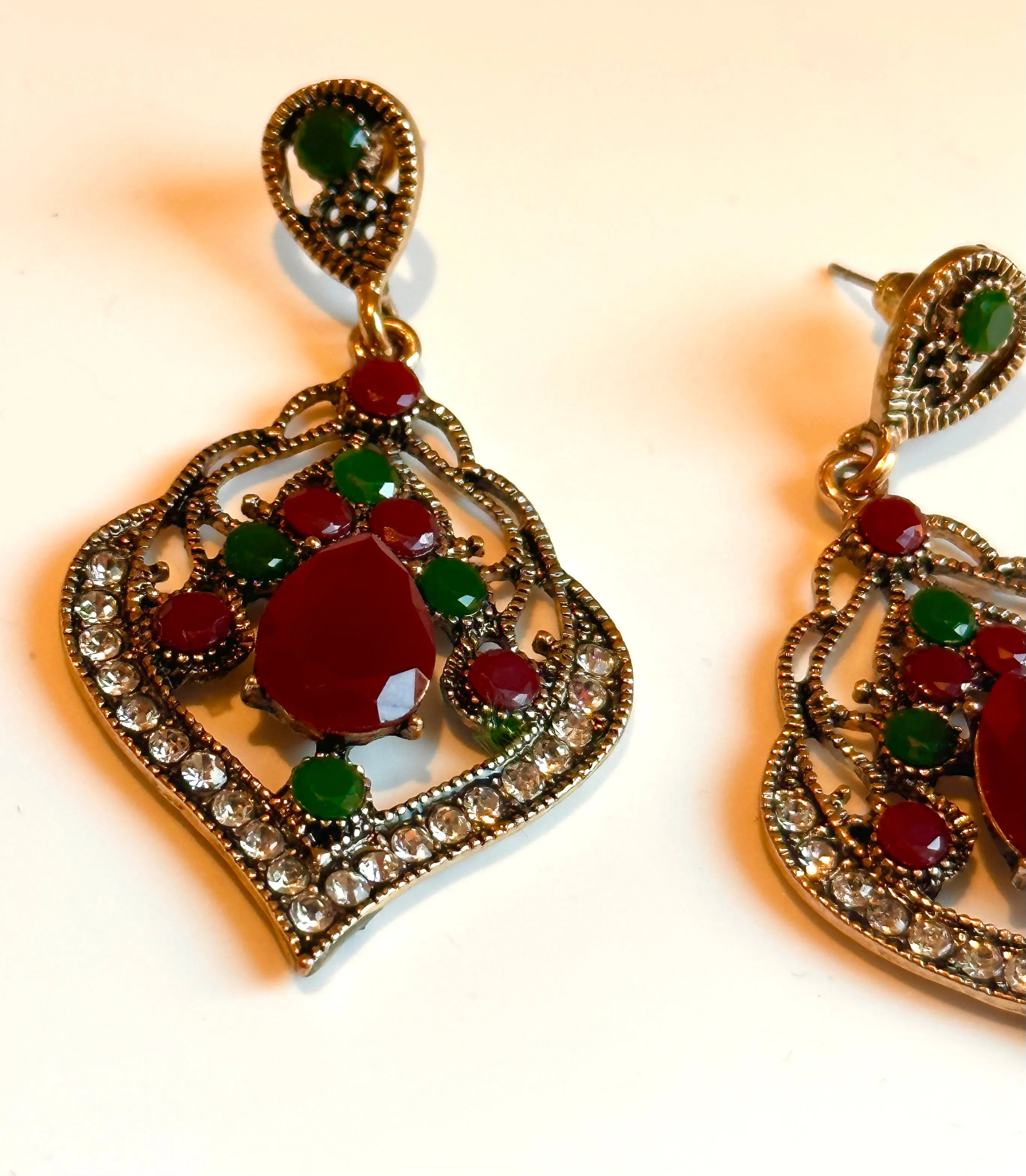 Timeless Charm Red Earrings