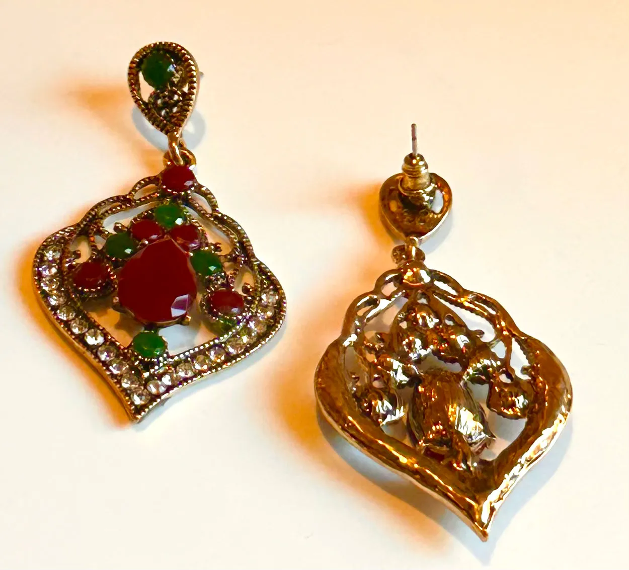 Timeless Charm Red Earrings