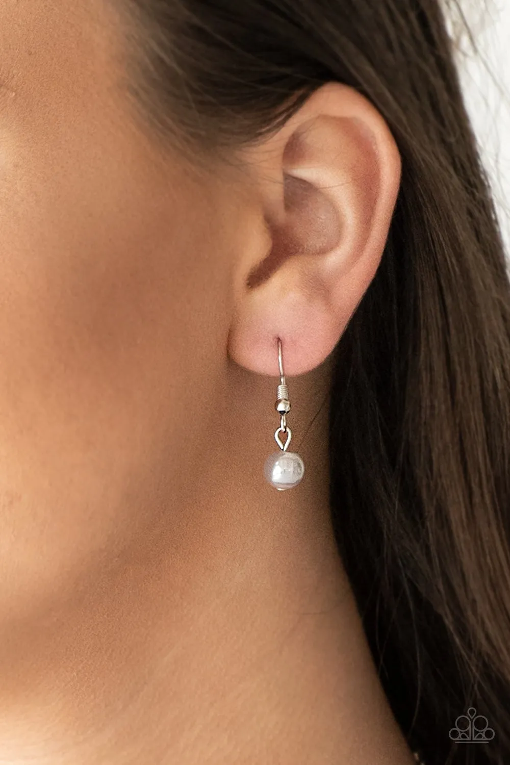 Timeless Tassels- Silver Necklace And Earrings
