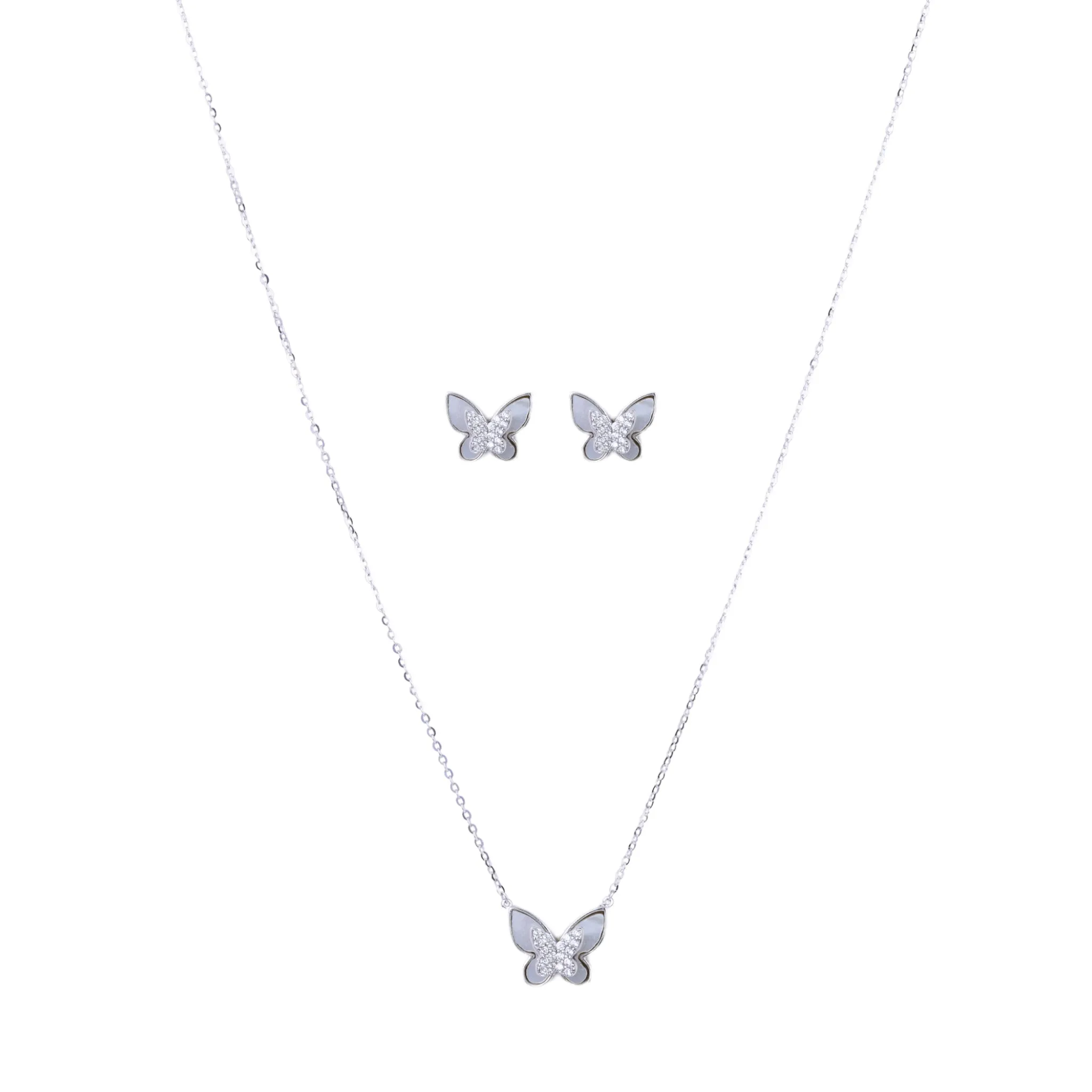 Timeless Wings Butterfly Necklace Set