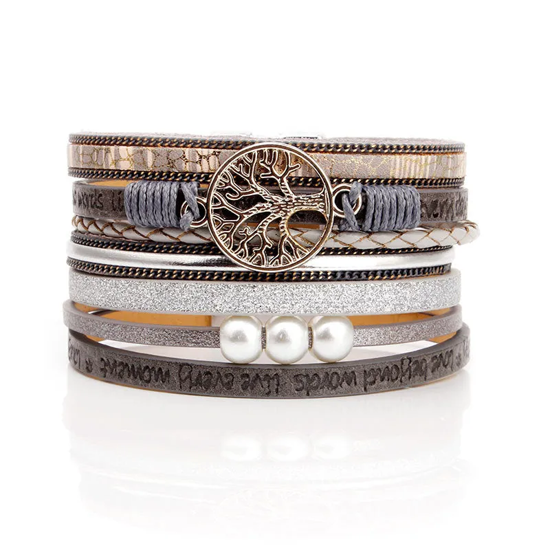 Trendy Retro Hand Woven Bracelet