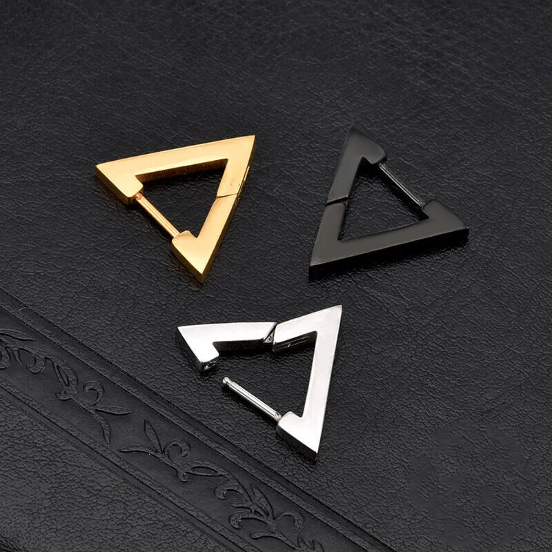 Triangle Stainless Steel Geometric Earrings